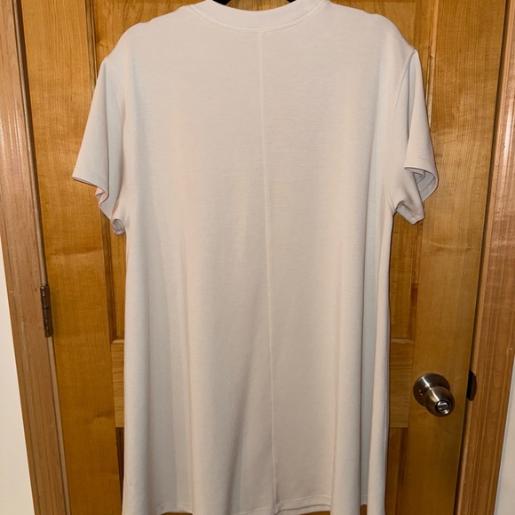 Lululemon All Yours T-Shirt Dress *Softstreme White Opal New without tags 8 - Picture 2 of 2
